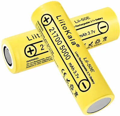 Obrázek produktu pro Baterie Liitokala Lii-50E, lithium-iontová (Li-ion), typ 21700, kapacita 5000 mAh, napětí 3,7 V
