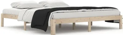 Produktbild von Massivholzbett 180x200 cm von dkd-home-decor mit robusten Latten