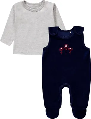 Produktbild von Mädchen-Set: Bluse + Strampler, Multicolor, Kanz