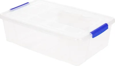 Produktbild von Plasticforte Aufbewahrungsbox mit Deckel - 2 Liter - transparent - Kunststoff