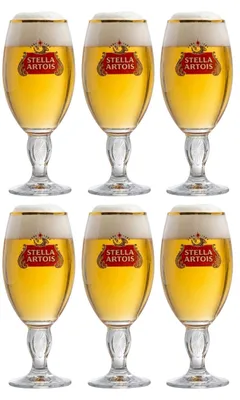Immagine prodotto di Bicchieri da birra Stella Artois - Calici - 330 ml - Confezione da 6 pezzi