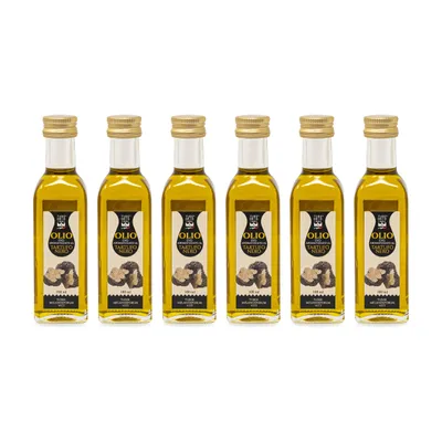 Productafbeelding van TubeORIGINAL Extra vierge olijfolie gearomatiseerd met zwarte truffel – Voordeelpak 6 stuks (6 × 100 ml)