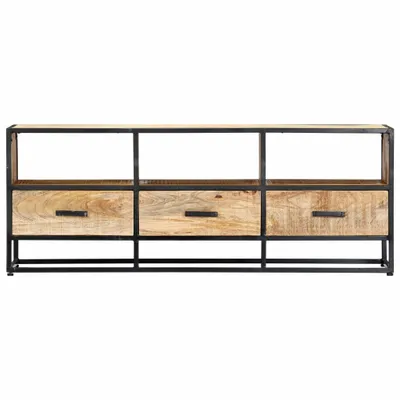 Produktbild von vidaXL TV-Schrank 120x30x45 cm Massivholz Mango