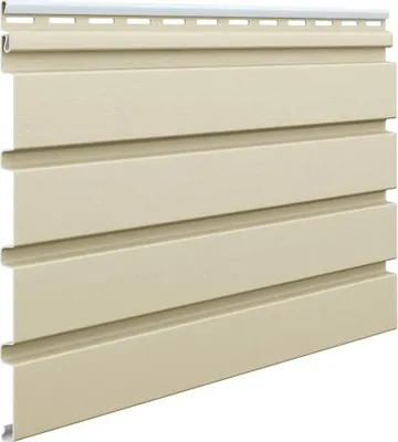 Produktbild von VILO Kunststoffpaneele FRONTO - Deckenpaneele für Wand und Decke - UV-beständig - einfache Klick-Montage - Creme, Lange 2,95 m, 10 Stück