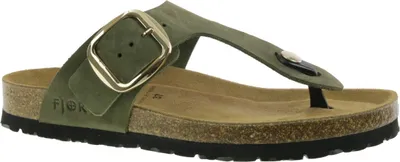 Produktbild von Supersoft FJORT Damen pflanzlich gegerbte weiche Leder Zehentrenner EUR 37