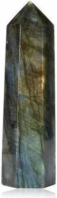 Produktbild von Labradorit Kristall Turm Heilstein 9-10cm - Energie Meditation Reiki