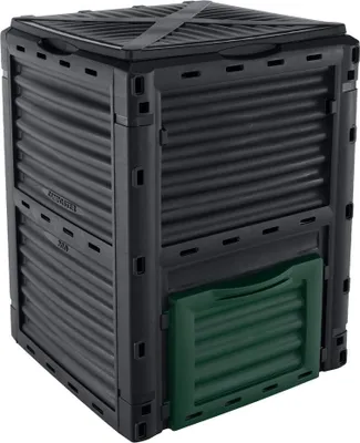 Produktbild von Kondela Gartenkomposter Bobs 300 l - Schwarz / Grün