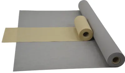 Produktbild von Sensalux Kombi-Set 1 Tischdeckenrolle 1m x 25m grau + Tischläufer 30cm beige