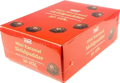 Produktbild von Tom`s Mini Karamel Skildpadder 30 Stk. 360g