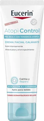 Produktbild von Eucerin AtopiControl, Tages- & Nachtcreme, Unisex, Problemhaut, trockene Haut, Decollete, Gesicht, Anti-Juckreiz, Anti-Rötung, Feuchtigkeitsspendend, Regenerierend, Glättend, Weichmachend,..., All ages