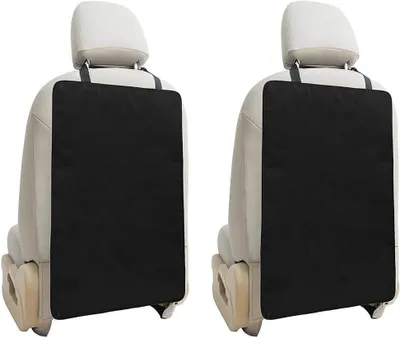 Productafbeelding van Autostoelbeschermers, dikke Oxford-stof, 2 stuks, zwart, geschikt voor kinderstoelen