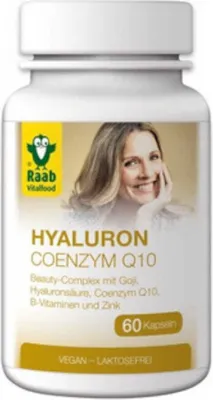 Produktbild von Raab Vitalfood Hyaluron Coenzym Q10 Kapseln 60 St