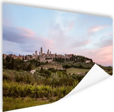 Produktbild von MuchoWow® Poster Weinberg in der Toskana 180x120 cm - Fotoplakat