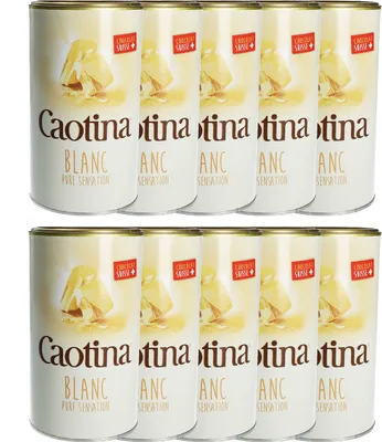 Produktbild von Caotina Blanc Dose Getränkepulver weiße Schokolade 500g 10er Pack