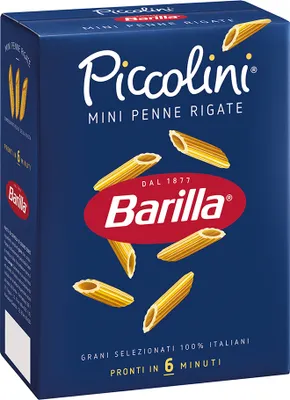 Produktbild von 28x Pasta Barilla - Piccolini - Mini Penne Rigate - 500g - Italienische Nudeln für Kinder