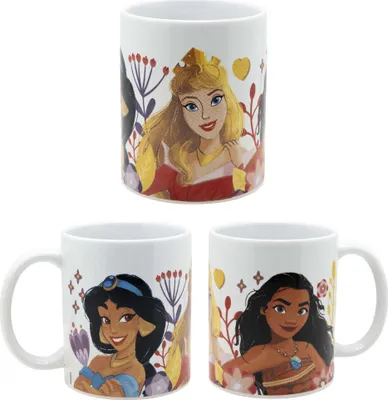 Produktbild von Disney Prinzessinnen Teetasse Tasse Kaffeetasse Geschenkidee 325 ml