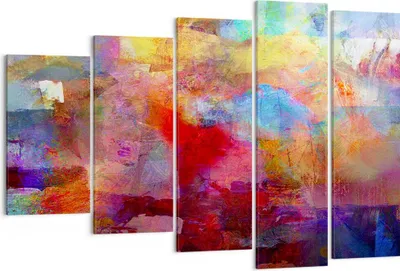 Produktbild von Bild auf Leinwand - Leinwandbild - Abstraktion modern - 150x100cm - Wand Bild - Wanddeko - Leinwanddruck - Bilder - Kunstdruck - Wanddekoration - Leinwand bilder - Wandkunst - EG150x100-3574