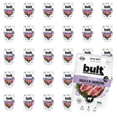 Produktbild von Bult | Feuchtfutter für Hunde - Lamm - 30x500g - 75% Fleisch - Ohne Künstliche Zusätze - Unterstützung Der Verdauung