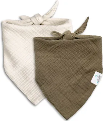 Produktbild von Hundehalstuch mit ® Standard 100 - Hunde Halstuch als Geschenk  (khaki)