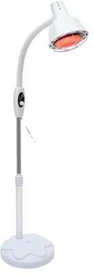 Obrázek produktu pro Infračervená lampa, 275 W, výškově nastavitelná 1,24–1,5 m, otočná o 360°, teplota 0–115 °C, pro vnitřní použití