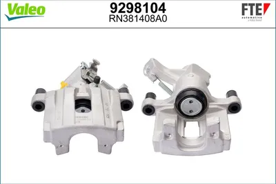 Produktbild von FTE Bremssattel Hinten Rechts für OPEL Vectra C Limousine (Z02) Ø38mm Grau 9298104