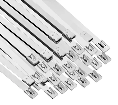 Produktbild von vidaXL Kabelbinder 250 stk. 7,9 x 700 mm Silber