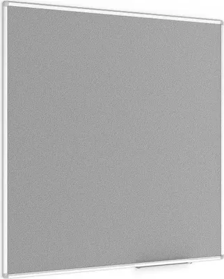 Immagine prodotto di Lavagna con superificie in feltro GRIGIO 120×120 cm cornice in alluminio