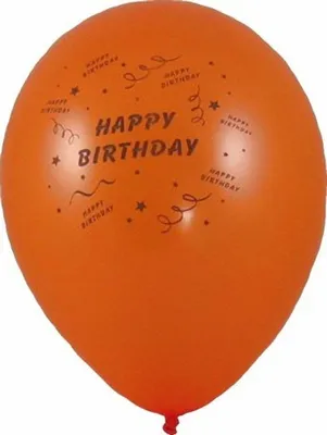 Produktbild von 20x Luftballons 'Happy Birthday' Ø 250 mm Größe 'M'