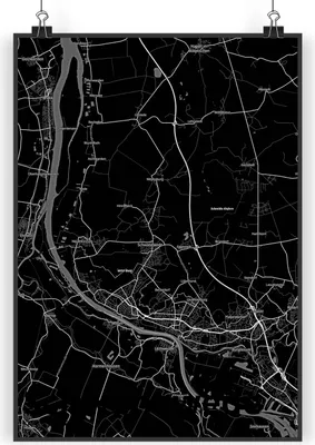 Produktbild von Mr. & Mrs. Panda Bild Schwanewede DIN A4 - Geschenk, Stadt Dorf Karte Landkarte Map Stadtplan, Plakat, drucke, Kunstdruck, Wandbild, wanddeko