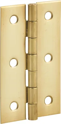Image de Charnière de porte de meuble / porte légère, 70x40mm, laiton - THIRARD