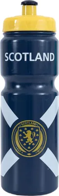 Obrázek produktu pro Scottish FA - Láhev na vodu, plastová TA12316 (jedna velikost) (tmavě modrá/žlutá)