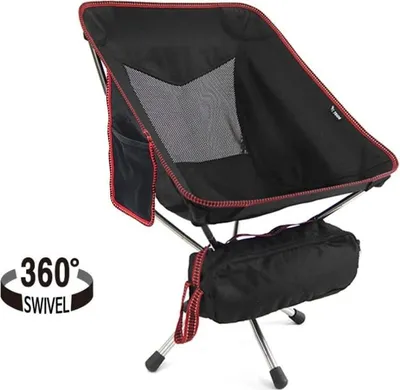 Image de Talon Pivot chaise pliante, noir, 74x50x48 cm