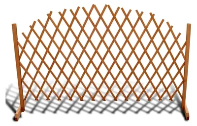 Produktbild von Ausziehbarer Holzspalierzaun für den Außenbereich 180 x 100 cm