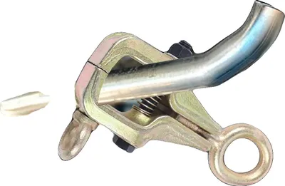 Image de Pince de traction, 22 cm x 8,5 cm, acier 45#, force de traction droite 11023 lbs, force de traction supérieure 6614 lbs, force de serrage réglable