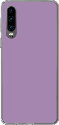 Produktbild von MuchoWow® Handyhülle Schutzhülle Hülle für Telefoonhoesje Huawei P30 Innenbereich - Violett - Farben - Farbe - Einfarbig Silikon Softcase Handy Hülle - Kartenbesitzer
