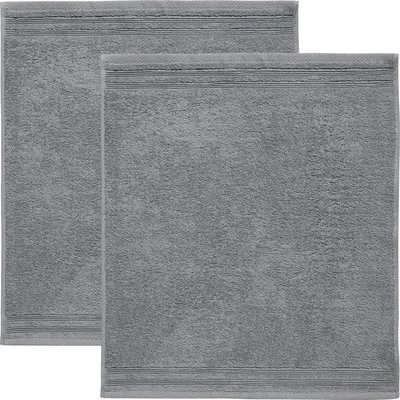 Produktbild von Erwin Müller Frottier-Geschirrtuch 2er-Pack anthrazit 50x50 cm