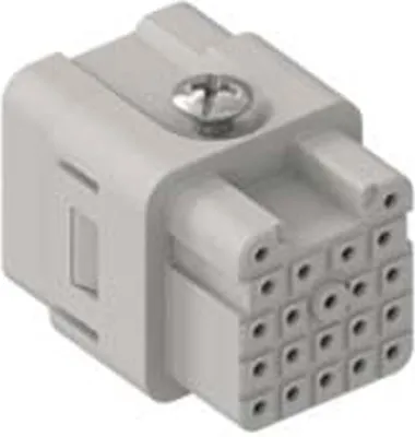 Immagine prodotto di CQF 21 I.L.M.E. Ilme CQ Inserto femmina (F) Connettore a crimpare, 21 poli CA 50 V / CC 120 V, 6,5 A - 1 pezzo
