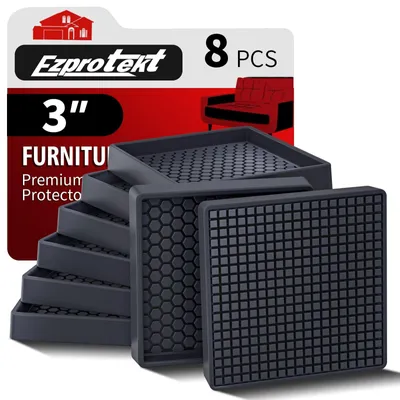 Immagine prodotto di Set di 8 protezioni per mobili, ideali per pavimenti in legno
