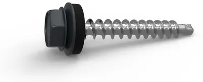 Obrázek produktu pro Šrouby samořezné s podložkou - Šrouby samořezné s podložkou - Antracit RAL 7016 - 4,8 × 35 mm - Sáček / 50 ks