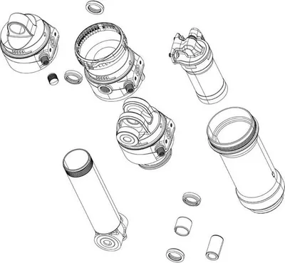 Produktbild von Rockshox Sid Luxe A2+ 2024+ Service-kit Silber Silber One Size