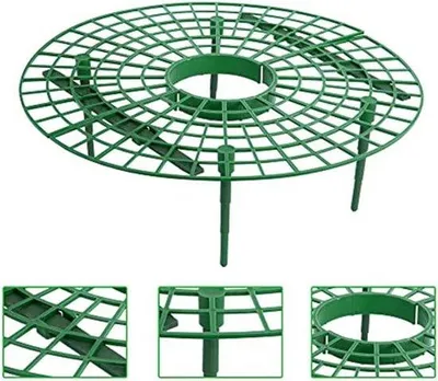 Imagen del producto de Soporte para plantas - Estructura para plantas - para balcones y plantas de interior - Verde - 2 unidades
