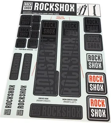 Obrázok produktu pre RockShox Dekor Set Rockshox 35 Mm Stealth 2018+