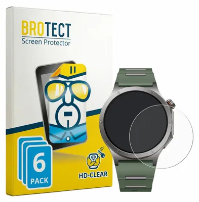 Produktbild von 6x Für OnePlus Watch 4 Schutzfolie BROTECT Displayschutz Display Schutz Folie Klar Transparent