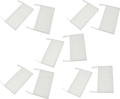 Produktbild von vhbw Filterset kompatibel mit Zehnder ComfoAir 70 Lüftungsgerät - Luftfilter G4 / F7 (10 Stück), 19 x 10 x 3 cm, Weiß