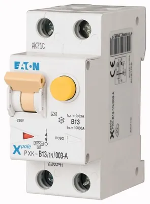 Obrázek produktu pro Eaton PXK-B13/1N/003-A, Miniaturní obvodový jistič, 10000 A, IP20