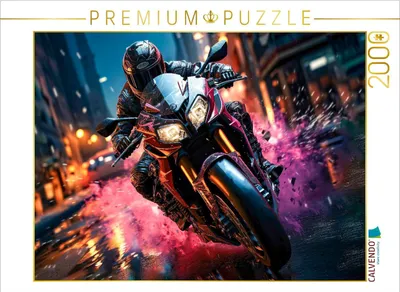Produktbild von CALVENDO Puzzle Motorräder | 2000 Teile Lege-Größe 90x67cm Foto-Puzzle für glückliche Stunden