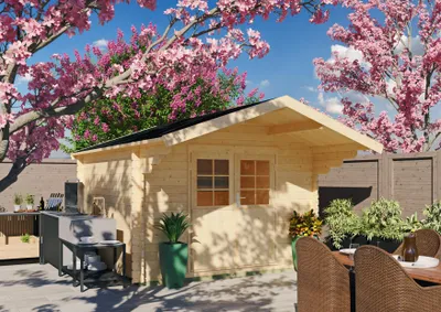 Produktbild von Gartenhaus Vanna I 3,00x3,00 m - inklusive langlebigem EPDM-Dach
