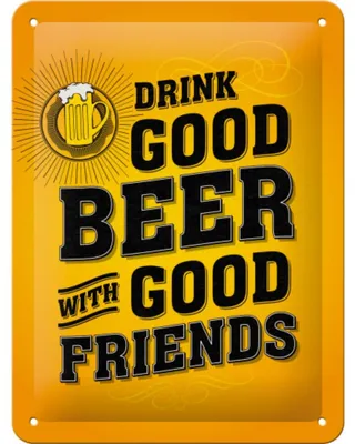 Produktbild von Nostalgic-Art - Blechschild 15x20 cm - Word Up - Drink Good Beer