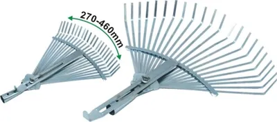 Zdjęcie produktu dla grabie sprężynowe nastawne 270-460 mm    900100