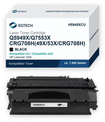 Produktbild von Toner kompatibel mit HP Q5949X 1320 1320N 1320TN 1320NW 3390 3392 P2015 P2015D